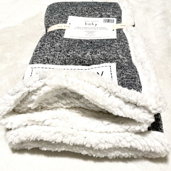 🆕Rae Dunn SWEET BABY Sherpa Baby Blanket - Picture 2 of 8
